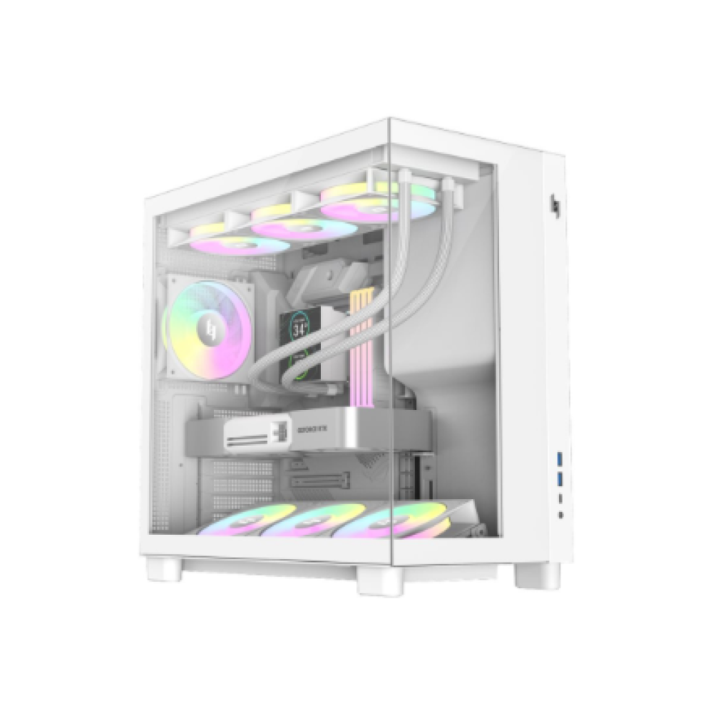 Gamemax Case , NEX C53 WH , ATX/BTF