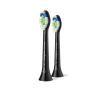 Philips Replacement brush heads , HX6062/88 Sonicare Optimal White , Heads , For adults , Number of brush heads included 2 , Black