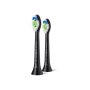 Philips , Replacement brush heads , HX6062/88 Sonicare Optimal White , Heads , For adults , Number of brush heads included 2 , Black