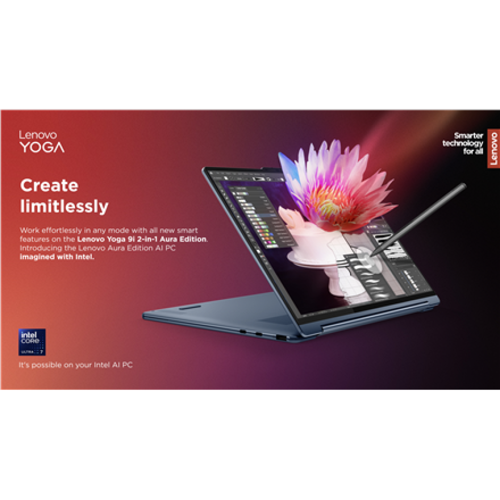 Lenovo Yoga 9 2-in-1 14ILL10 , Luna Grey , 14 , OLED , Touchscreen , WQXGA+ , 2880 x 1800 pixels , Glossy , Intel Core Ultra 7 , 256V , 16 GB , LPDDR5x , Solid-state drive capacity 1000 GB , Intel Arc Graphics , Windows 11 Home , 802.11be , Bluetooth vers