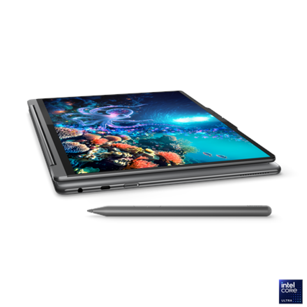 Lenovo Yoga 9 2-in-1 14ILL10 , Luna Grey , 14 , OLED , Touchscreen , WQXGA+ , 2880 x 1800 pixels , Glossy , Intel Core Ultra 7 , 256V , 16 GB , LPDDR5x , Solid-state drive capacity 1000 GB , Intel Arc Graphics , Windows 11 Home , 802.11be , Bluetooth vers