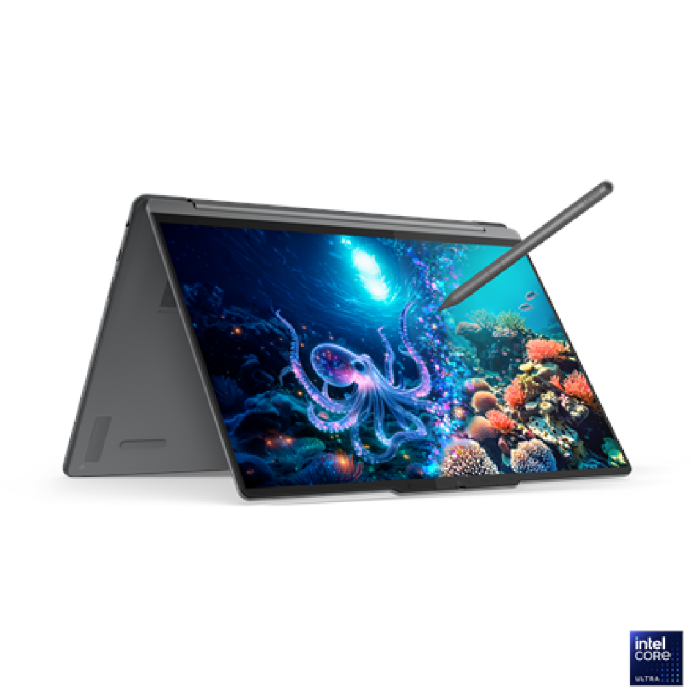 Lenovo Yoga 9 2-in-1 14ILL10 , Luna Grey , 14 , OLED , Touchscreen , WQXGA+ , 2880 x 1800 pixels , Glossy , Intel Core Ultra 7 , 256V , 16 GB , LPDDR5x , Solid-state drive capacity 1000 GB , Intel Arc Graphics , Windows 11 Home , 802.11be , Bluetooth vers