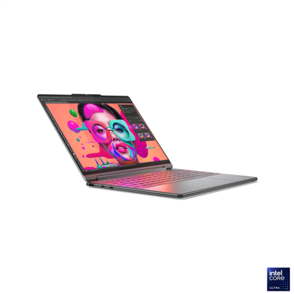 Lenovo Yoga 9 2-in-1 14ILL10 , Luna Grey , 14 , OLED , Touchscreen , WQXGA+ , 2880 x 1800 pixels , Glossy , Intel Core Ultra 7 , 256V , 16 GB , LPDDR5x , Solid-state drive capacity 1000 GB , Intel Arc Graphics , Windows 11 Home , 802.11be , Bluetooth vers