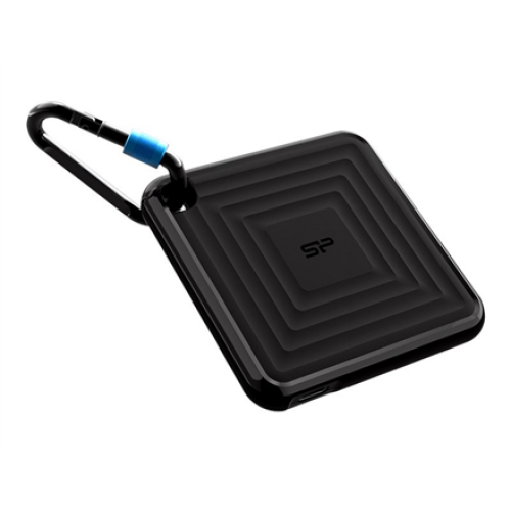 Silicon Power , Portable SSD , PC60 , 256 GB , Solid-state drive interface USB 3.2 Gen 2 , Read speed 540 MB/s , Write speed 500 MB/s