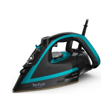 TEFAL , Iron , FV8066E0 , Steam Iron , 3000 W , Water tank capacity 270 ml , Continuous steam 50 g/min , Steam boost performance 280 g/min , Black/Blue