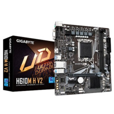 Gigabyte , H610M H V2 G1.0 , Processor family Intel , Processor socket LGA1700 , DDR5 , Supported hard disk drive interfaces M.2, SATA , Number of SATA connectors 4
