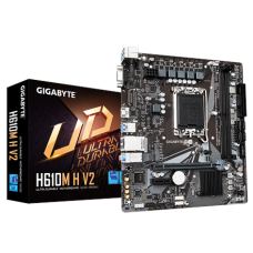 Gigabyte , H610M H V2 G1.0 , Processor family Intel , Processor socket LGA1700 , DDR5 , Supported hard disk drive interfaces M.2, SATA , Number of SATA connectors 4