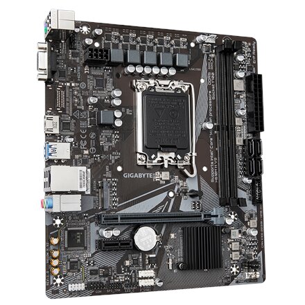 Gigabyte , H610M H V2 G1.0 , Processor family Intel , Processor socket LGA1700 , DDR5 , Supported hard disk drive interfaces M.2, SATA , Number of SATA connectors 4