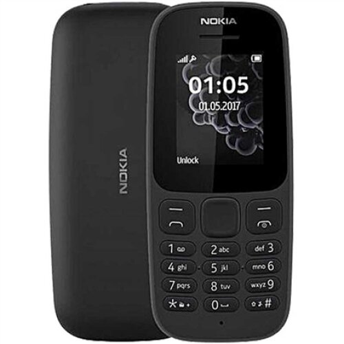 Nokia 105 (2019) TA-1174 Black, 1.77 , TFT, 120 x 160 pixels, 4 MB, 4 MB, Dual SIM, USB version microUSB
