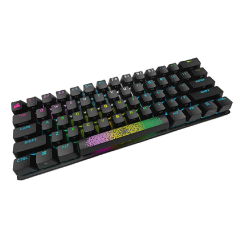 Corsair Gaming Keyboard K70 PRO MINI, RGB LED light, NA, Black, Wireless