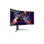 LG , UltraGear Curved OLED Gaming Monitor , 45GR95QE-B , 45 , WQHD , 21:9 , 240 Hz , 0.03 ms , 3440 x 1440 , HDMI ports quantity 2