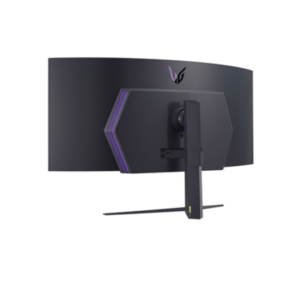 LG , UltraGear Curved OLED Gaming Monitor , 45GR95QE-B , 45 , WQHD , 21:9 , 240 Hz , 0.03 ms , 3440 x 1440 , HDMI ports quantity 2