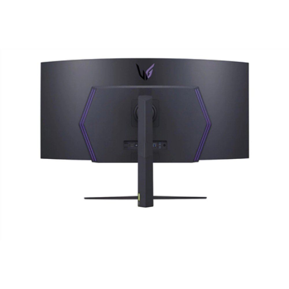 LG , UltraGear Curved OLED Gaming Monitor , 45GR95QE-B , 45 , WQHD , 21:9 , 240 Hz , 0.03 ms , 3440 x 1440 , HDMI ports quantity 2