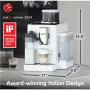 Delonghi , Coffee maker , Rivelia EXAM440.55.W , Pump pressure 19 bar , Built-in milk frother , Fully Automatic , 1450 W , Arctic White