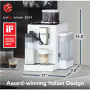 Delonghi , Coffee maker , Rivelia EXAM440.55.W , Pump pressure 19 bar , Built-in milk frother , Fully Automatic , 1450 W , Arctic White