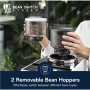 Delonghi , Coffee maker , Rivelia EXAM440.55.W , Pump pressure 19 bar , Built-in milk frother , Fully Automatic , 1450 W , Arctic White