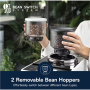 Delonghi , Coffee maker , Rivelia EXAM440.55.W , Pump pressure 19 bar , Built-in milk frother , Fully Automatic , 1450 W , Arctic White