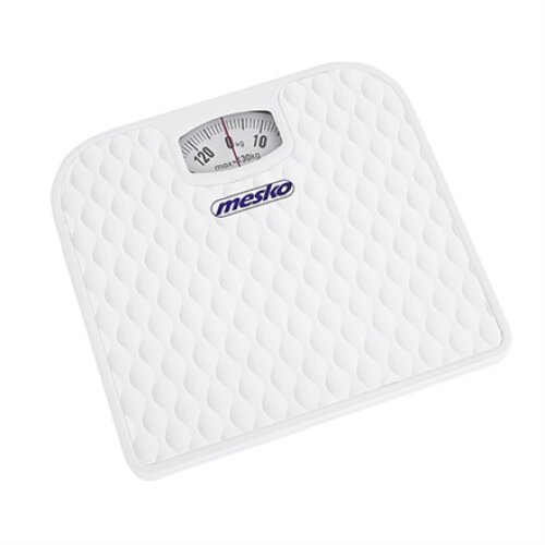 Mesko , Scale , MS 8160 , Mechanical , Maximum weight (capacity) 130 kg , Accuracy 1000 g , White