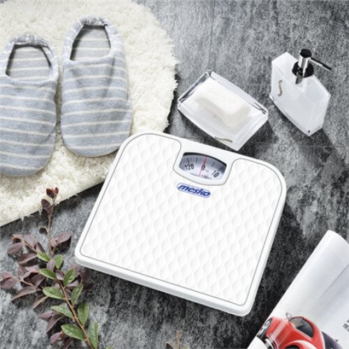 Mesko , Scale , MS 8160 , Mechanical , Maximum weight (capacity) 130 kg , Accuracy 1000 g , White