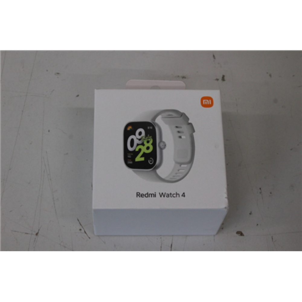 Xiaomi Redmi Watch 4 , Smart watch , GPS (satellite) , AMOLED , Waterproof , DEMO, MISING ACCESSORIES , Silver Gray
