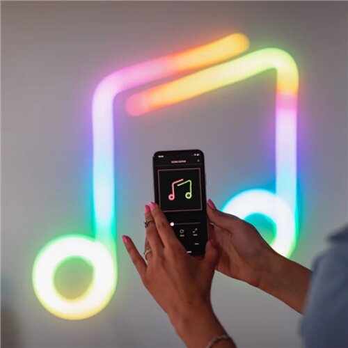 Twinkly Flex Smart LED Tube Starter Kit 200 RGB (Multicolor), 2m, White Twinkly Flex Smart LED Tube Starter Kit 200 RGB (Multicolor), 2m, White RGB – 16M+ colors