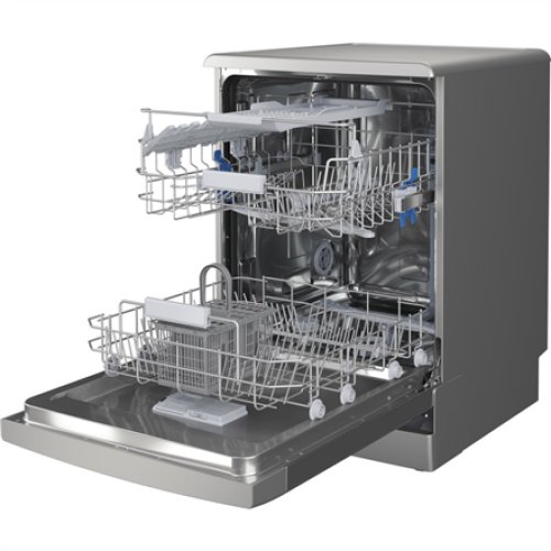 INDESIT Dishwasher DFC 2B+19 AC X Free standing, Width 60 cm, Number of place settings 13, Number of programs 5, Energy efficiency class F, Inox