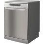 INDESIT Dishwasher DFC 2B+19 AC X Free standing, Width 60 cm, Number of place settings 13, Number of programs 5, Energy efficiency class F, Inox