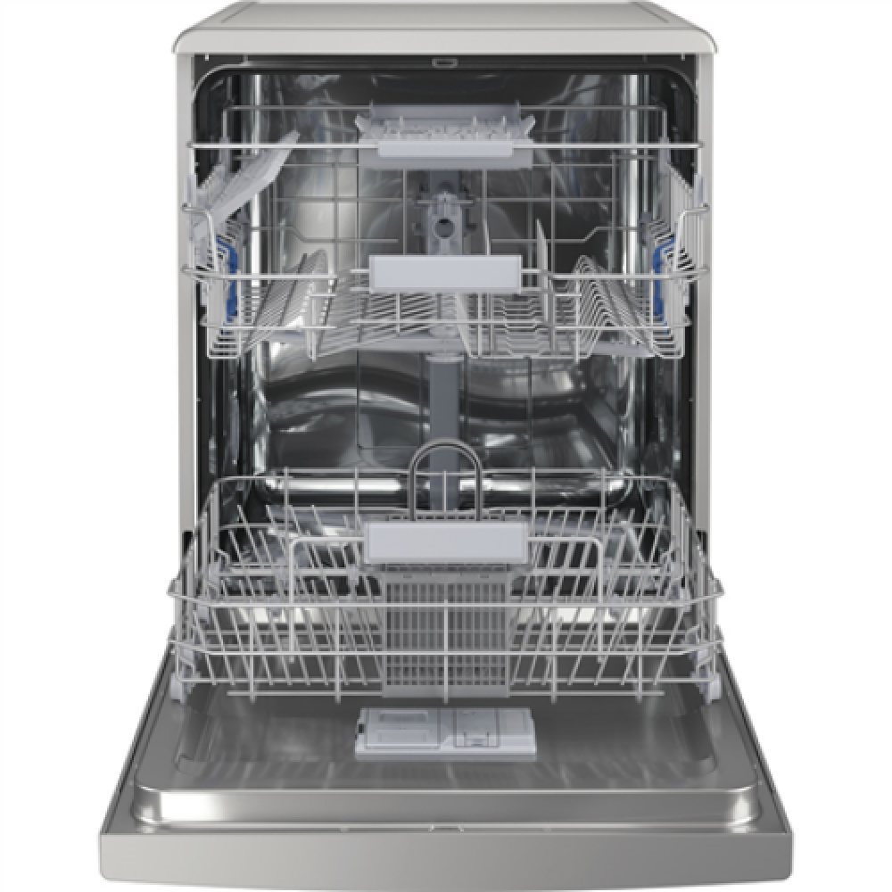 INDESIT Dishwasher DFC 2B+19 AC X Free standing, Width 60 cm, Number of place settings 13, Number of programs 5, Energy efficiency class F, Inox