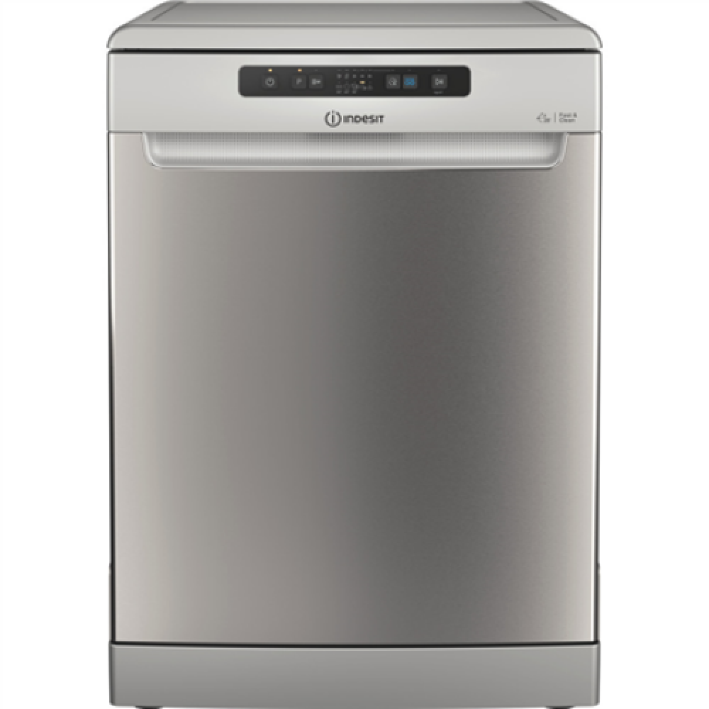 INDESIT Dishwasher DFC 2B+19 AC X Free standing, Width 60 cm, Number of place settings 13, Number of programs 5, Energy efficiency class F, Inox