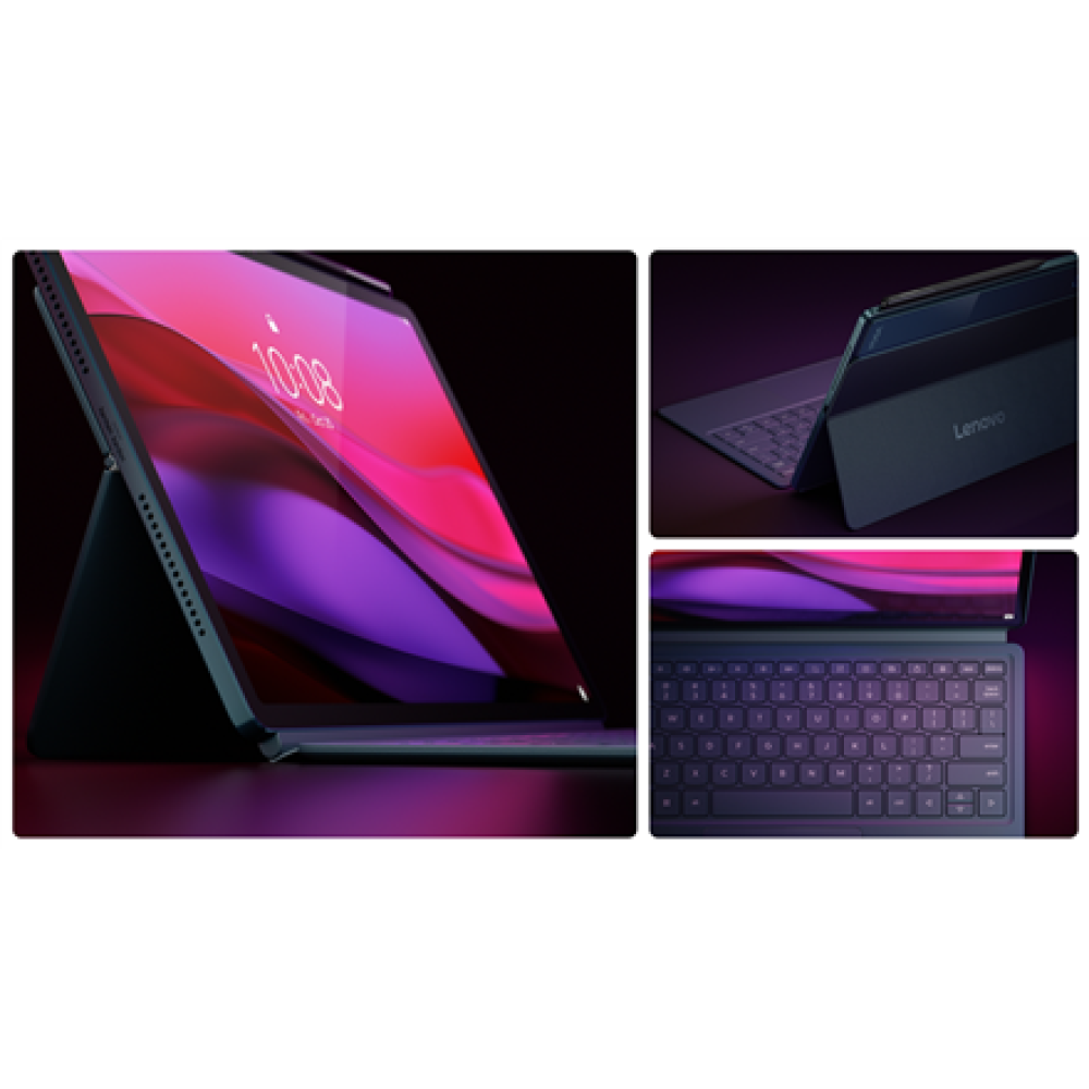 Lenovo Yoga Tab Plus , TB520FU , 12.7 , LTPS , 2944 x 1840 pixels , Qualcomm , Snapdragon 8 Gen 3 , 16 GB , Soldered LPDDR5x , 256 GB , Wi-Fi , Front camera , 13 MP , Rear camera , 13 MP , Bluetooth , 5.4 , Android , 14 , Warranty 24 month(s)