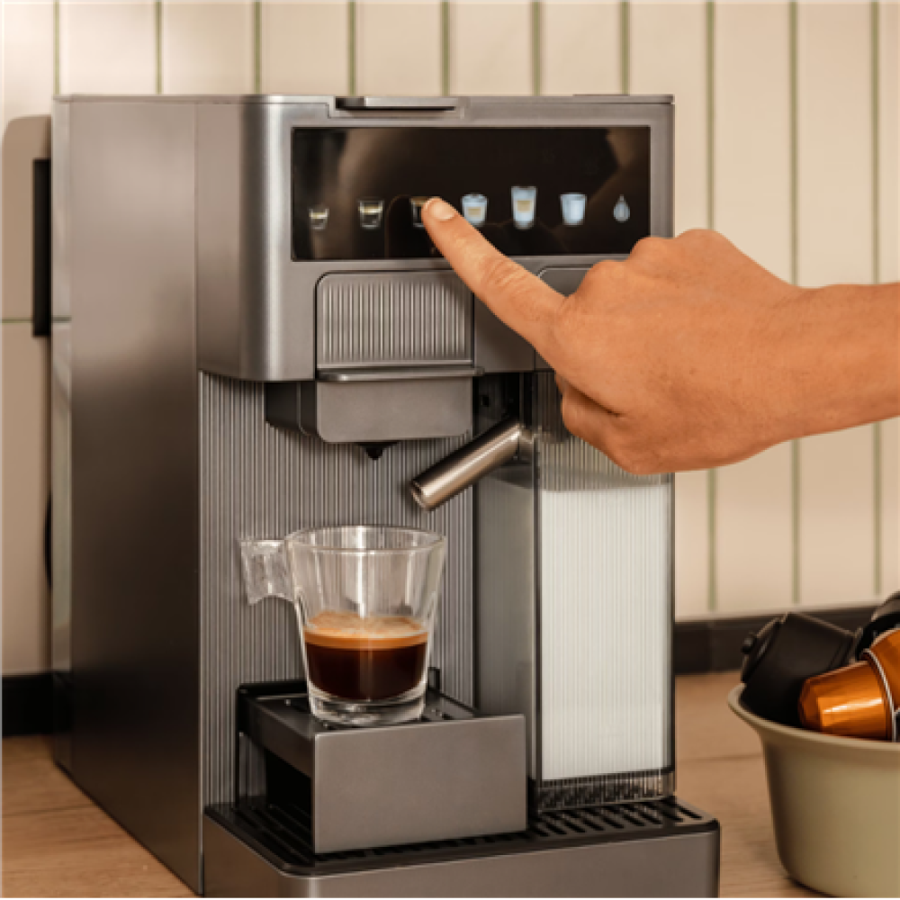 Cecotec Coffee machine , FreeStyle Latte T , Pump pressure 20 bar , Built-in milk frother , Automatic , Grey , 1350 W