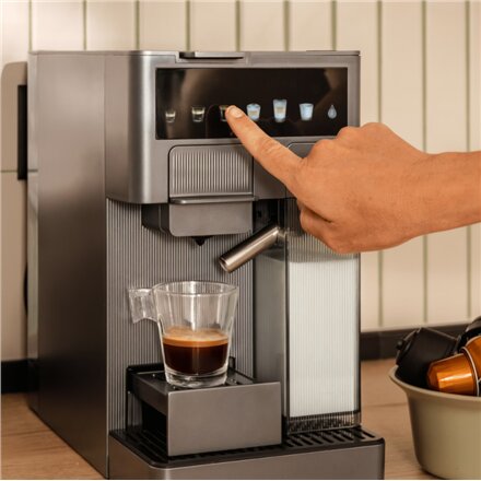 Cecotec Coffee machine , FreeStyle Latte T , Pump pressure 20 bar , Built-in milk frother , Automatic , Grey , 1350 W