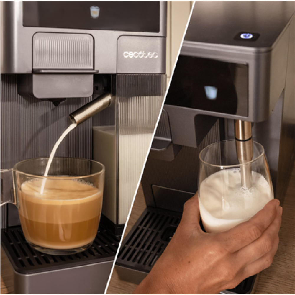 Cecotec Coffee machine , FreeStyle Latte T , Pump pressure 20 bar , Built-in milk frother , Automatic , Grey , 1350 W