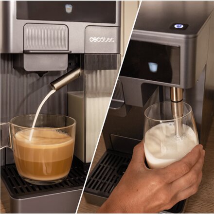 Cecotec Coffee machine , FreeStyle Latte T , Pump pressure 20 bar , Built-in milk frother , Automatic , Grey , 1350 W