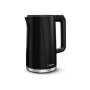 Tristar Double Walled Kettle , WK-3407 , Electric , 2200 W , 1.7 L , Plastic , 360° rotational base , Black