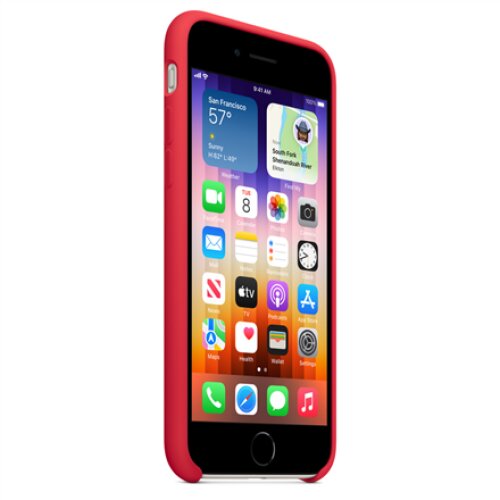 Apple , iPhone SE Silicone Case , Silicone Case , Apple , iPhone SE , Silicone , (PRODUCT)RED