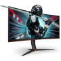 AOC , Gaming Monitor , CU34G2X , 34 , VA , QHD , 21:9 , 144 Hz , 1 ms , 3440 x 1440 pixels , 300 cd/m² , Headphone out (3.5 mm) , HDMI ports quantity 2 , Black