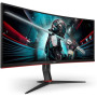 AOC , Gaming Monitor , CU34G2X , 34 , VA , QHD , 21:9 , 144 Hz , 1 ms , 3440 x 1440 pixels , 300 cd/m² , Headphone out (3.5 mm) , HDMI ports quantity 2 , Black