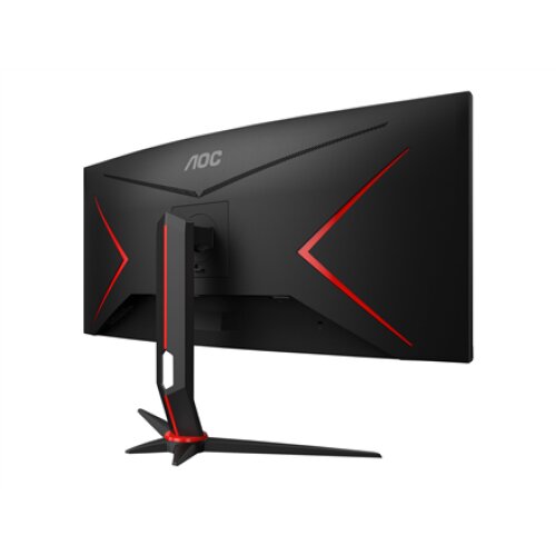 AOC , Gaming Monitor , CU34G2X , 34 , VA , QHD , 21:9 , 144 Hz , 1 ms , 3440 x 1440 pixels , 300 cd/m² , Headphone out (3.5 mm) , HDMI ports quantity 2 , Black