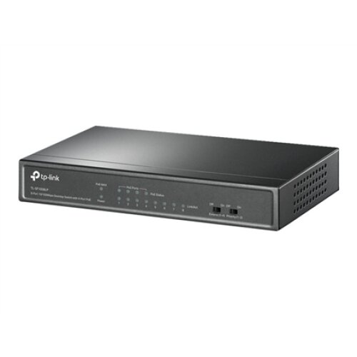 TP-LINK , Switch , TL-SF1008LP , Unmanaged , Desktop , 10/100 Mbps (RJ-45) ports quantity 8 , Power over Ethernet (PoE) ports quantity 4 , Power supply type External