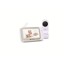 Motorola 5.0” Wi-Fi Video Baby Monitor with Stargrip Crib Mount , VM45 Connect , White