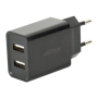 EnerGenie , 2-port universal USB charger , EG-U2C2A-03-BK