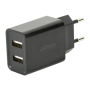 EnerGenie , 2-port universal USB charger , EG-U2C2A-03-BK
