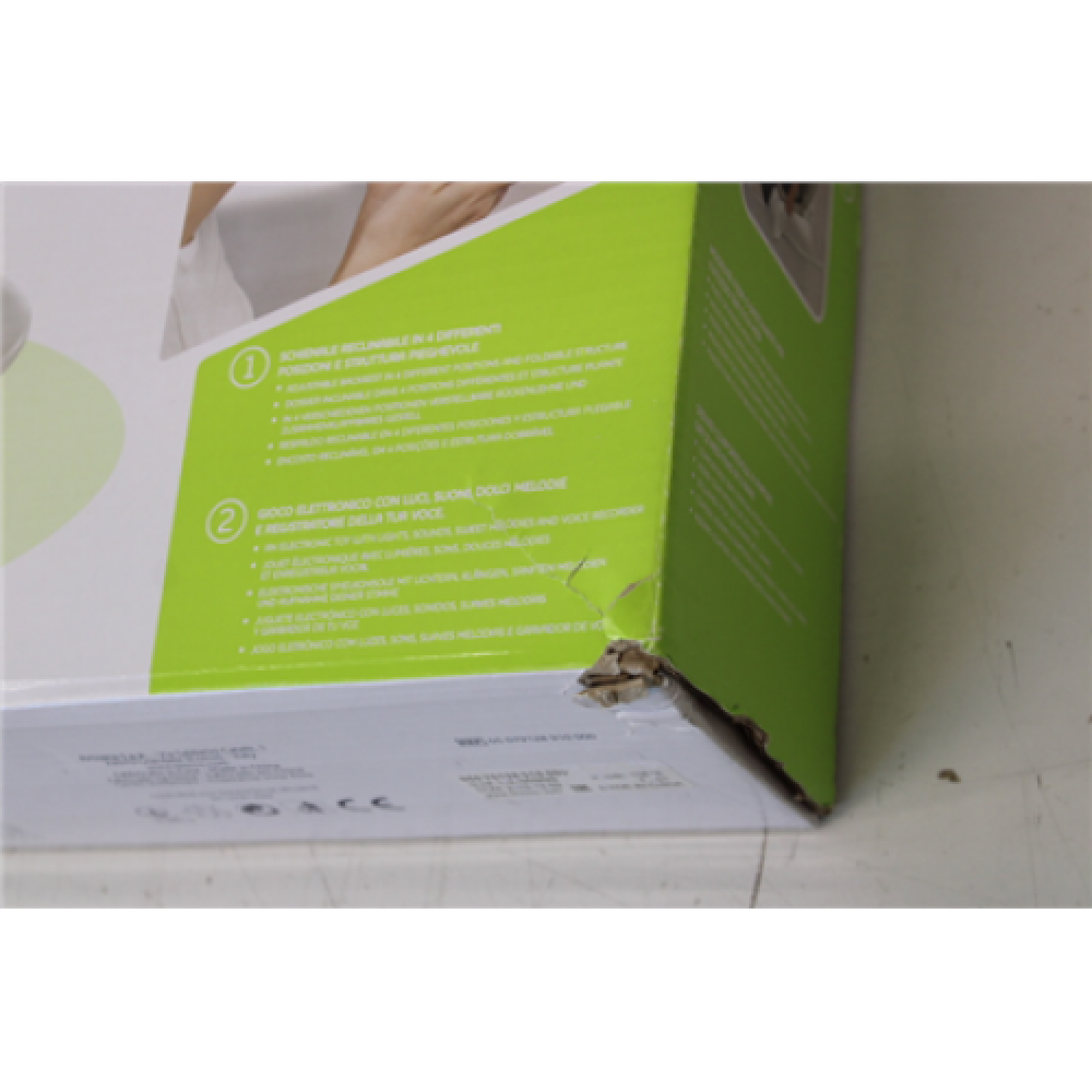 SALE OUT. CHICCO lounging chair Mirage DAMAGED PACKAGING , Chicco DAMAGED PACKAGING