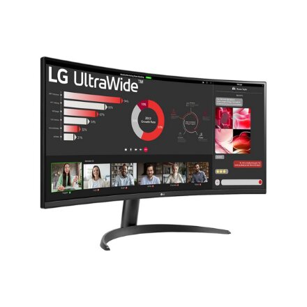 LG , 34WR50QK-B , 34 , VA , QHD , 21:9 , 100 Hz , 5 ms , 3440 x 1440 pixels , 240 cd/m² , HDMI ports quantity 2