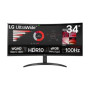 LG , 34WR50QK-B , 34 , VA , QHD , 21:9 , 100 Hz , 5 ms , 3440 x 1440 pixels , 240 cd/m² , HDMI ports quantity 2
