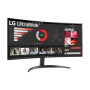 LG , 34WR50QK-B , 34 , VA , QHD , 21:9 , 100 Hz , 5 ms , 3440 x 1440 pixels , 240 cd/m² , HDMI ports quantity 2