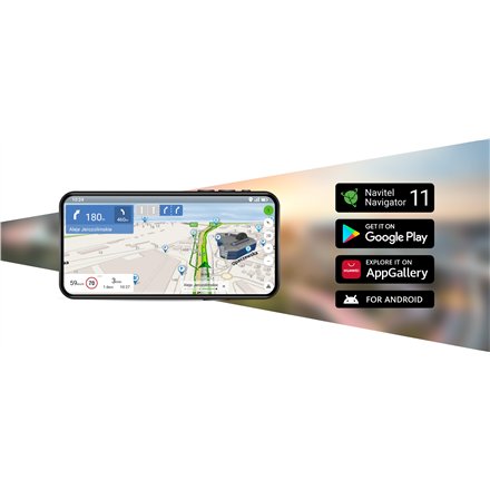 Navitel Compact dashcam complete with GPS module , R37 GPS , GPS (satellite) , 1920 х 1080 , Maps included