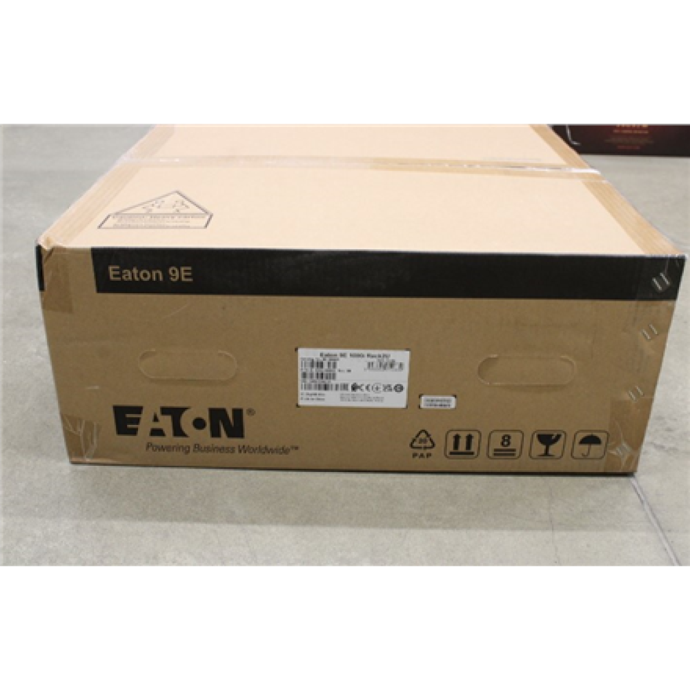 SALE OUT. Eaton 9E1000IR 9E UPS, 1000 VA, 900 W, Input: C14, Outputs: (4) C13, Rack, 2U , Eaton , 9E UPS , 9E1000IR , 1000 VA , 900 W , DAMAGED PACKAGING , 230 V