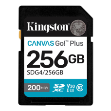 Kingston , Canvas Go! Plus , 256 GB , SD , Flash memory class Class 10, UHS-I, U3, V30